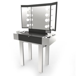 stainless styling vanity
