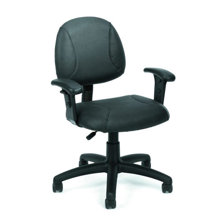LeatherPlus Client Task Chair
