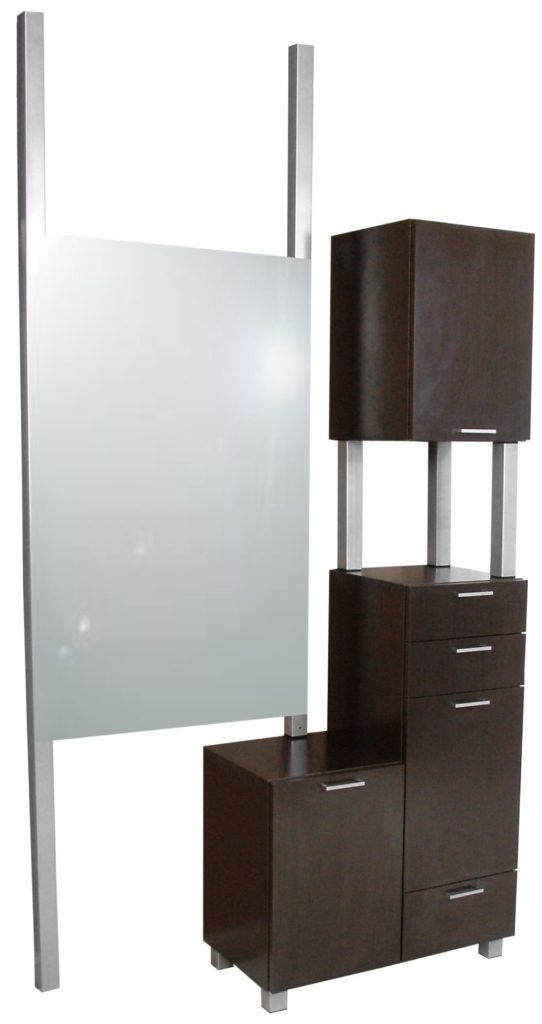 Amati Bi-Level Tall Styling Vanity