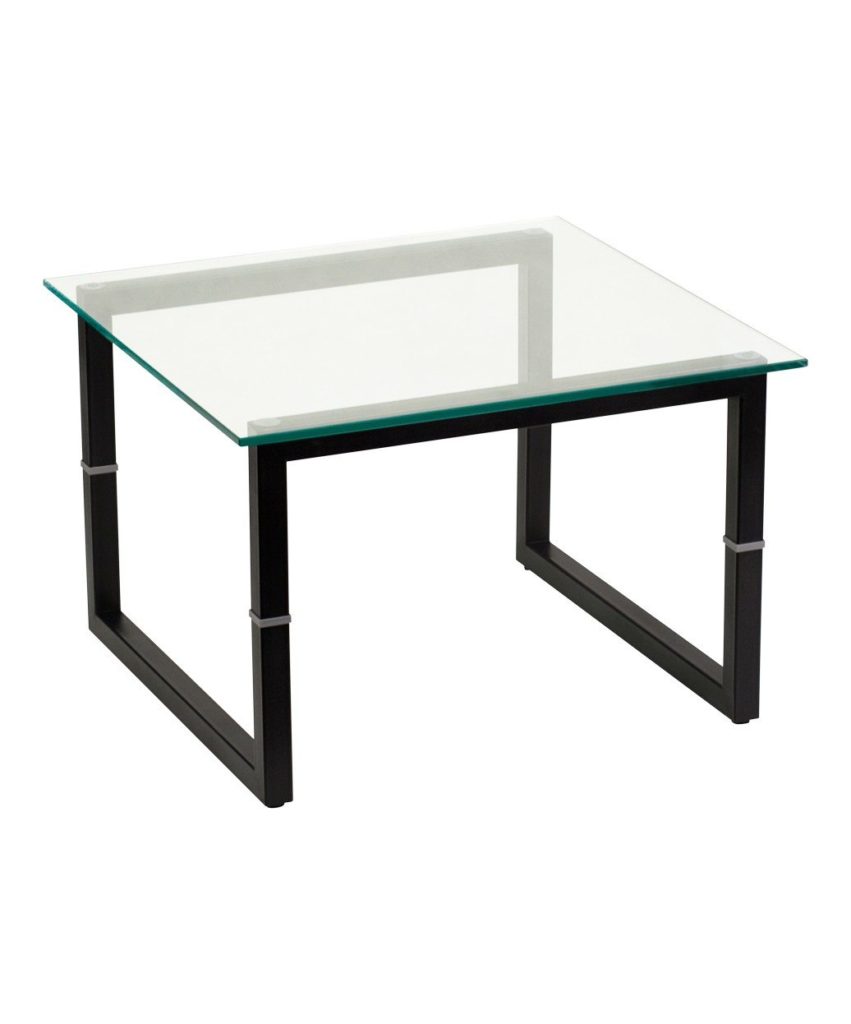 Glass Top End Table